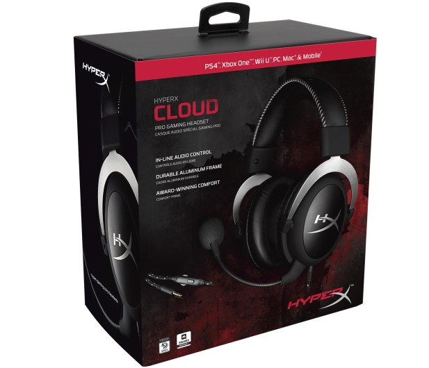 HyperX Cloud Silver Headset (srebrne) - 376129 - zdjęcie 8